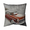 Begin Home Decor 26 x 26 in. Vintage Classic Car-Double Sided Print Indoor Pillow 5541-2626-TR33